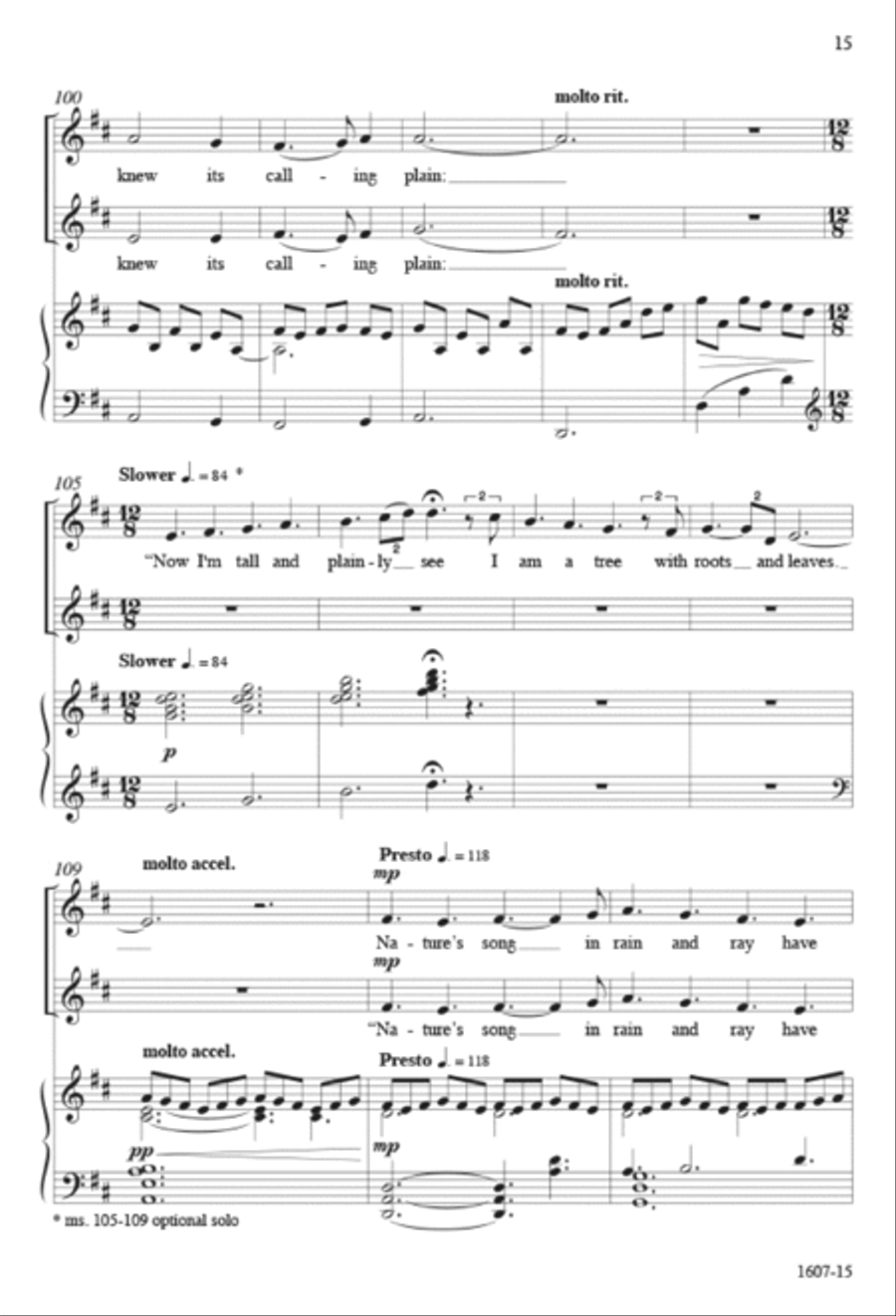 The Seedling - SA Octavo SA scores gallery preview page 14