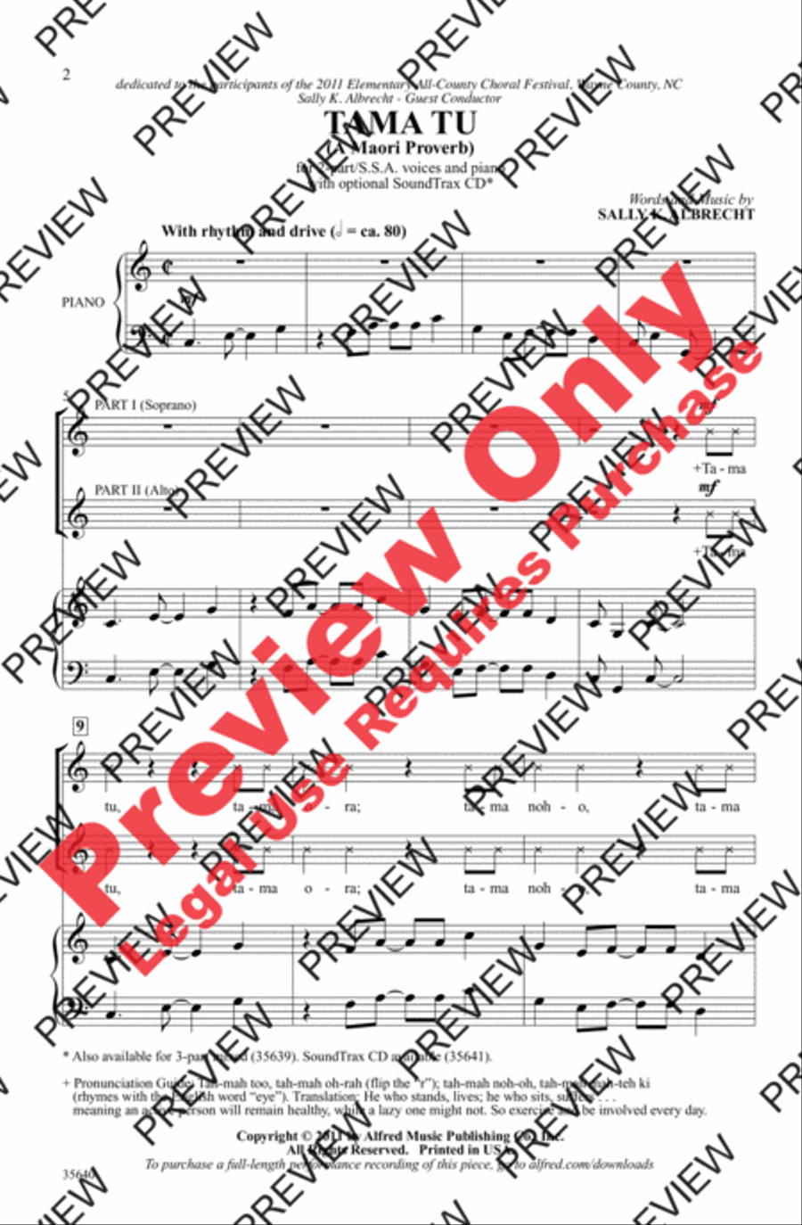 Tama Tu 2-Part scores gallery preview page 2