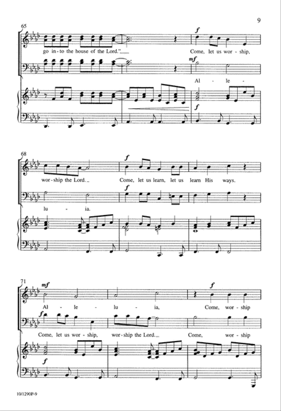 In the Last Days 4-Part scores gallery preview page 9