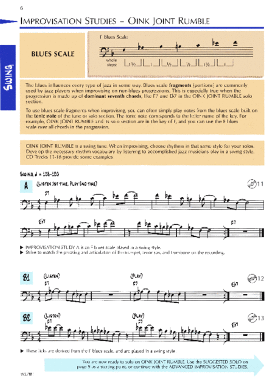 Standard of Excellence Advanced Jazz Ensemble Book 2, 1st Trombone Jazz Ensemble scores gallery preview page 2