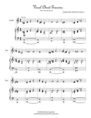 Vocal Chord Exercise (Two-Part Harmony)