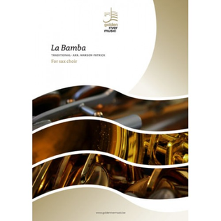 Book cover for La Bamba for saxophone choir