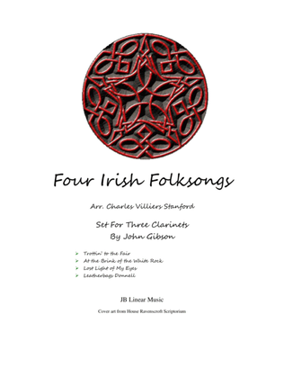 Book cover for 4 Irish Folksongs for Clarinet Trio