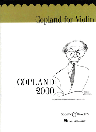 Book cover for Copland for Violin