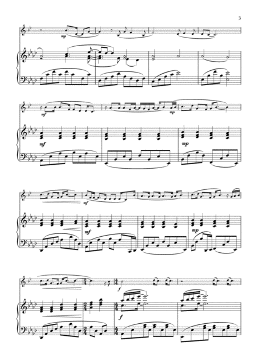 Never Enough Clarinet Solo scores gallery preview page 3