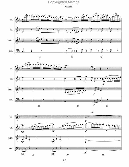 Andante, K. 616 - Woodwind Quintet image number null
