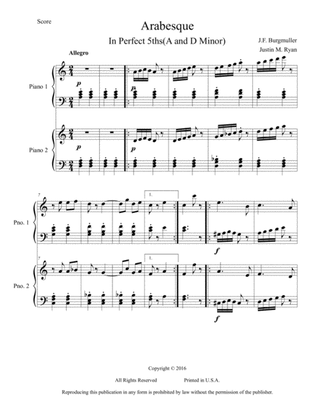 Arabesque Op. 100 No. 2