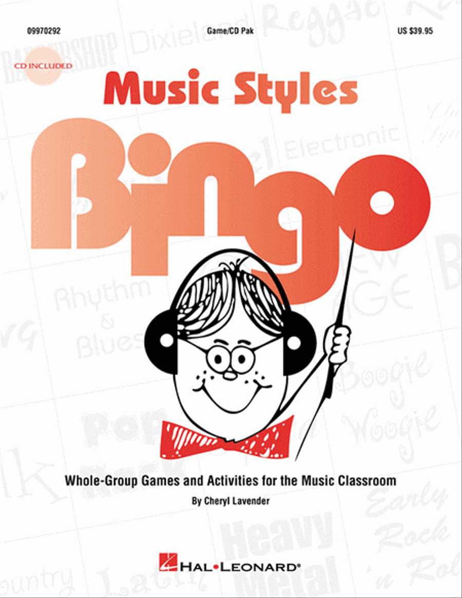 Music Styles Bingo Music Styles Bingo Collection / Songbook scores gallery preview page 1