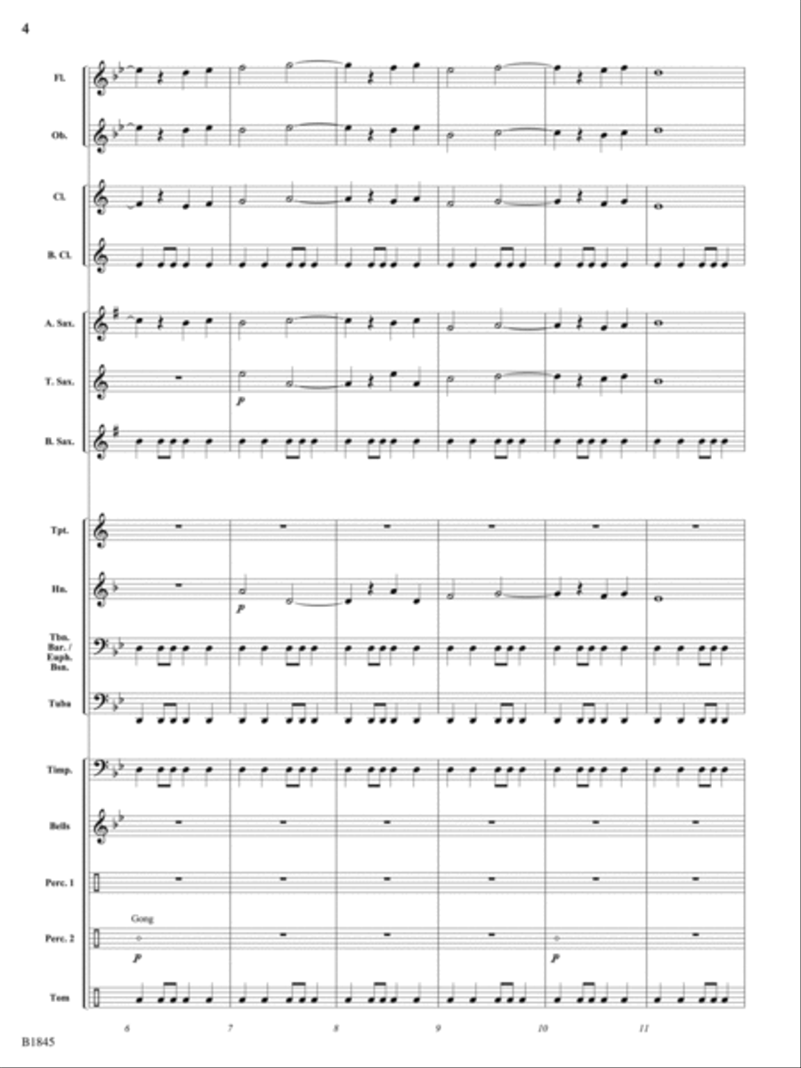 Deimos (Bringer of Terror): Score Concert Band scores gallery preview page 4