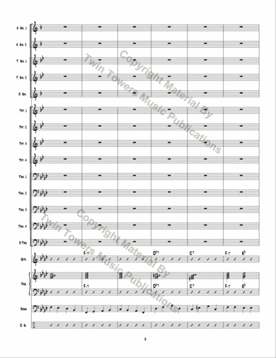 The Business Jazz Ensemble scores gallery preview page 9