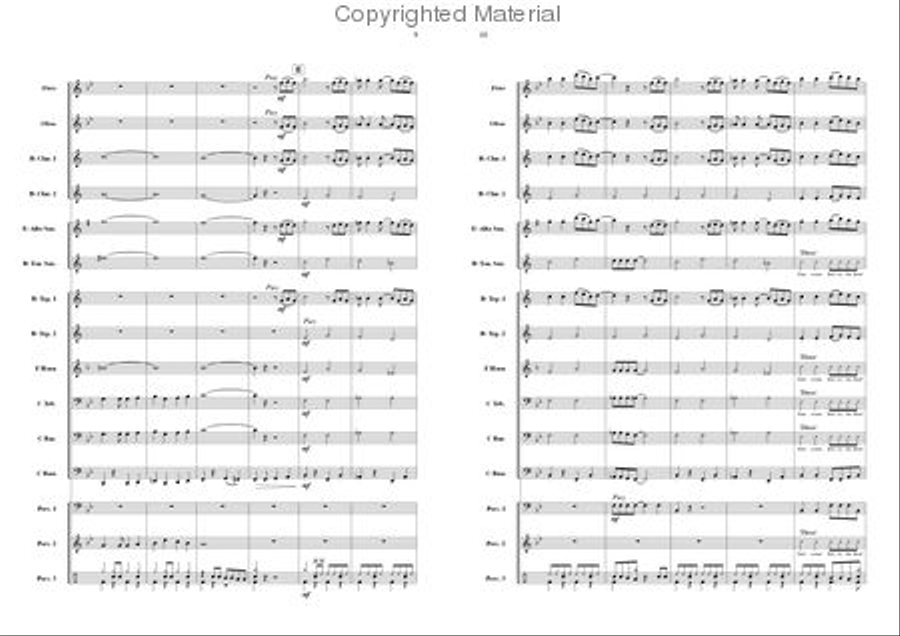 Here comes Bobby the Bear Concert Band scores gallery preview page 5