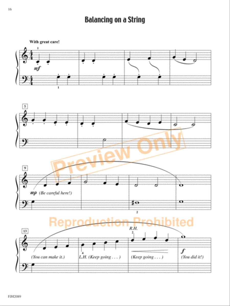 Bravissimo! Book 1 (NFMC) Easy Piano scores gallery preview page 4