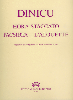 Book cover for Hora staccato - Die Lerche