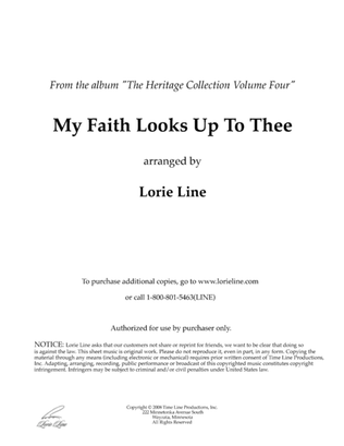 Book cover for My Faith Looks Up To Thee