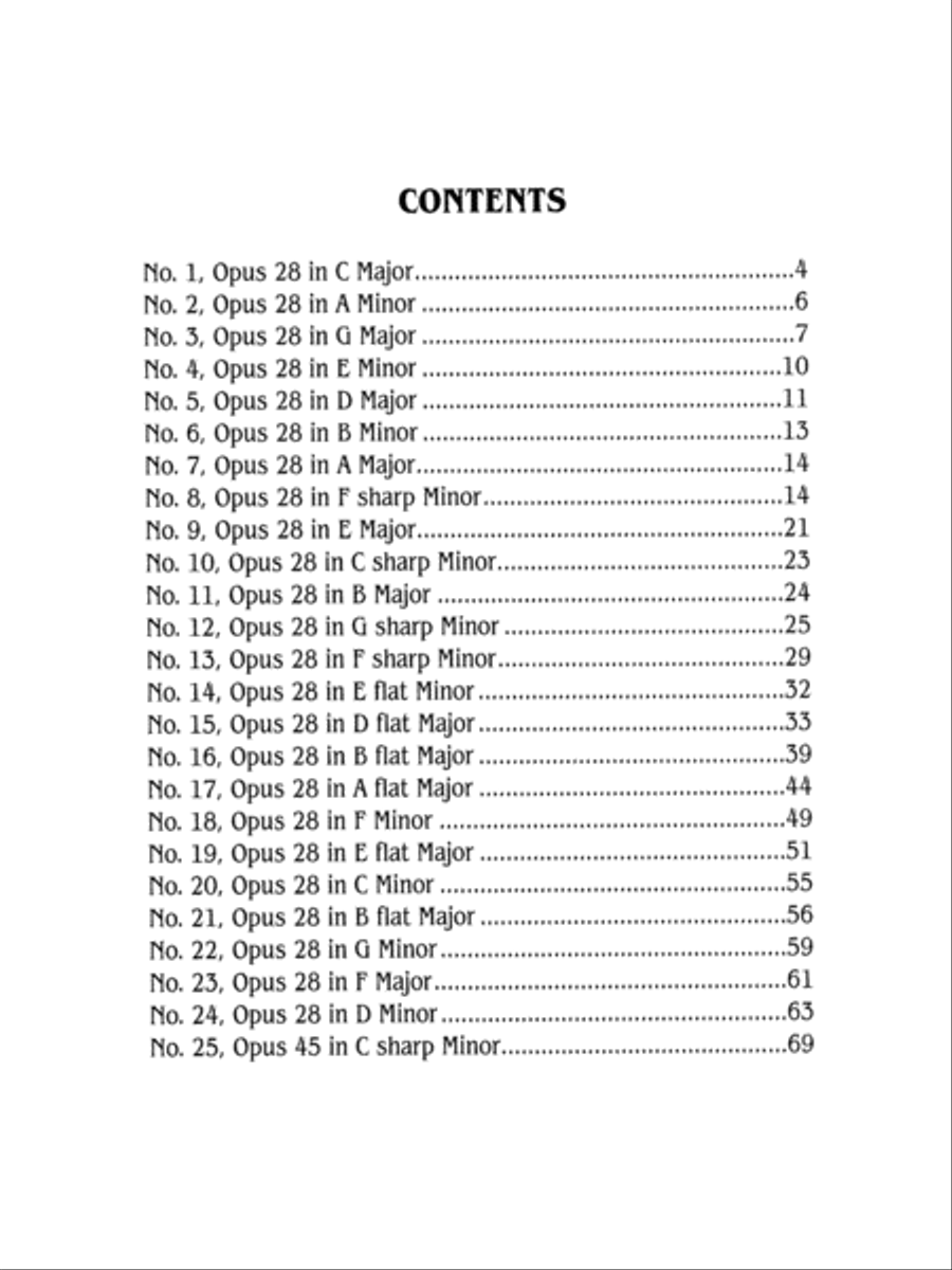 Twenty-five Preludes, Op. 28-45 Piano Solo scores gallery preview page 4