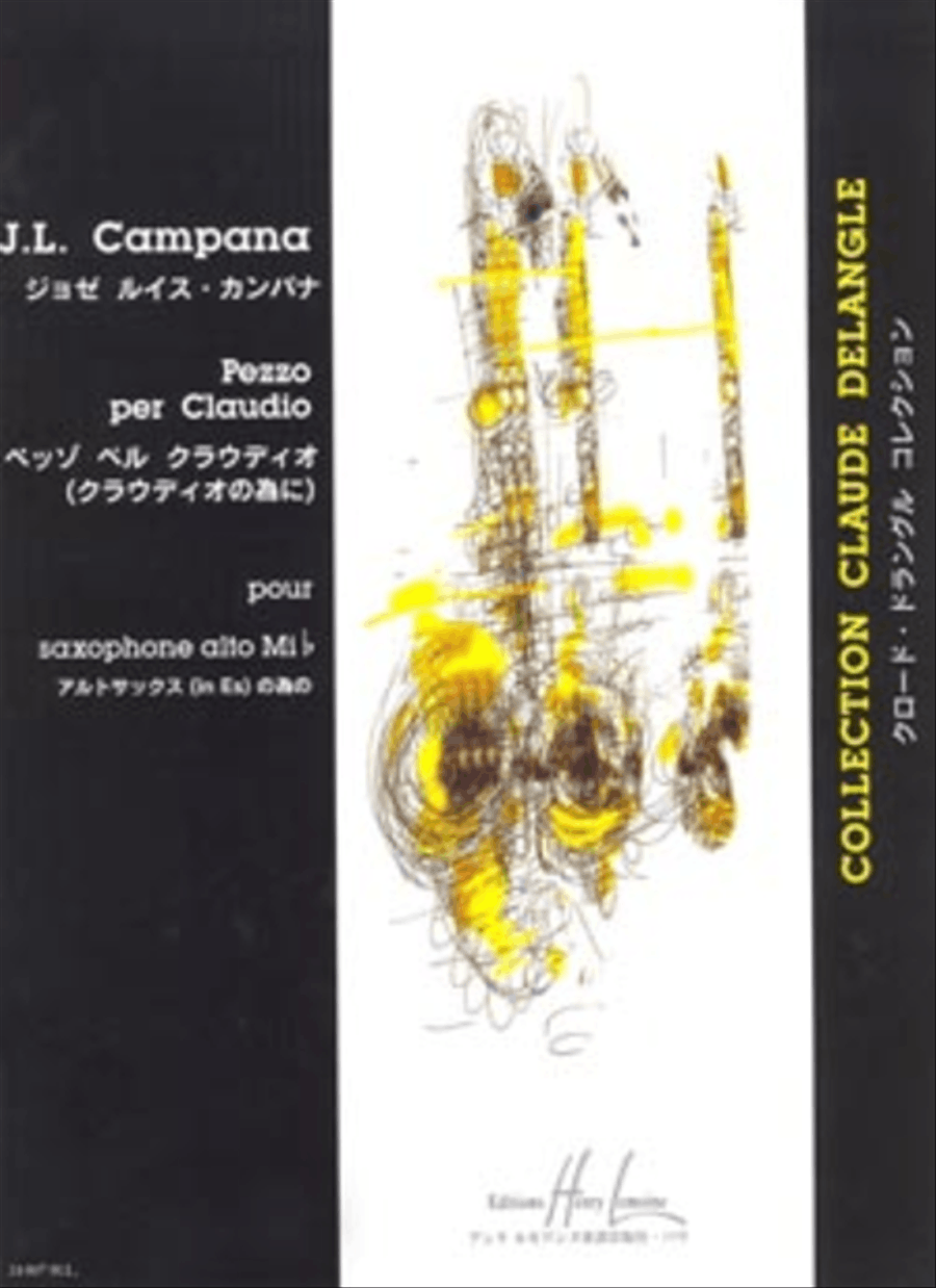 Pezzo Per Claudio Alto Saxophone scores gallery preview page 1
