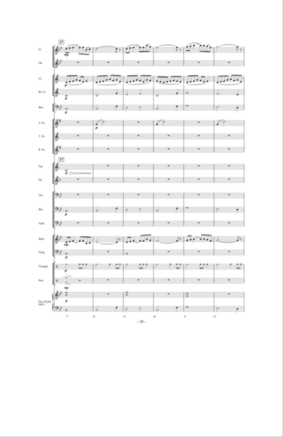 Eventide Concert Band scores gallery preview page 9