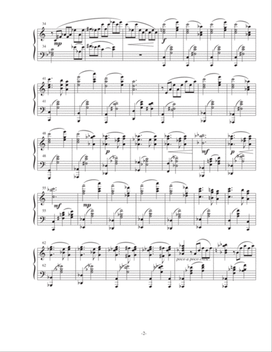 Waltz on the Name of Cecile Chaminade Piano Solo scores gallery preview page 2