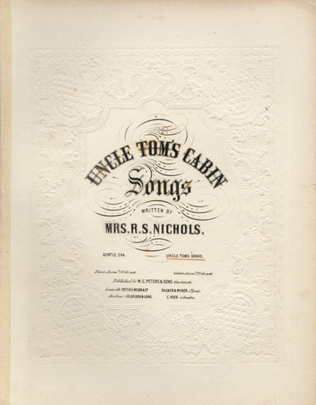 Uncle Tom's Cabin. Songs. Uncle Tom's Grave