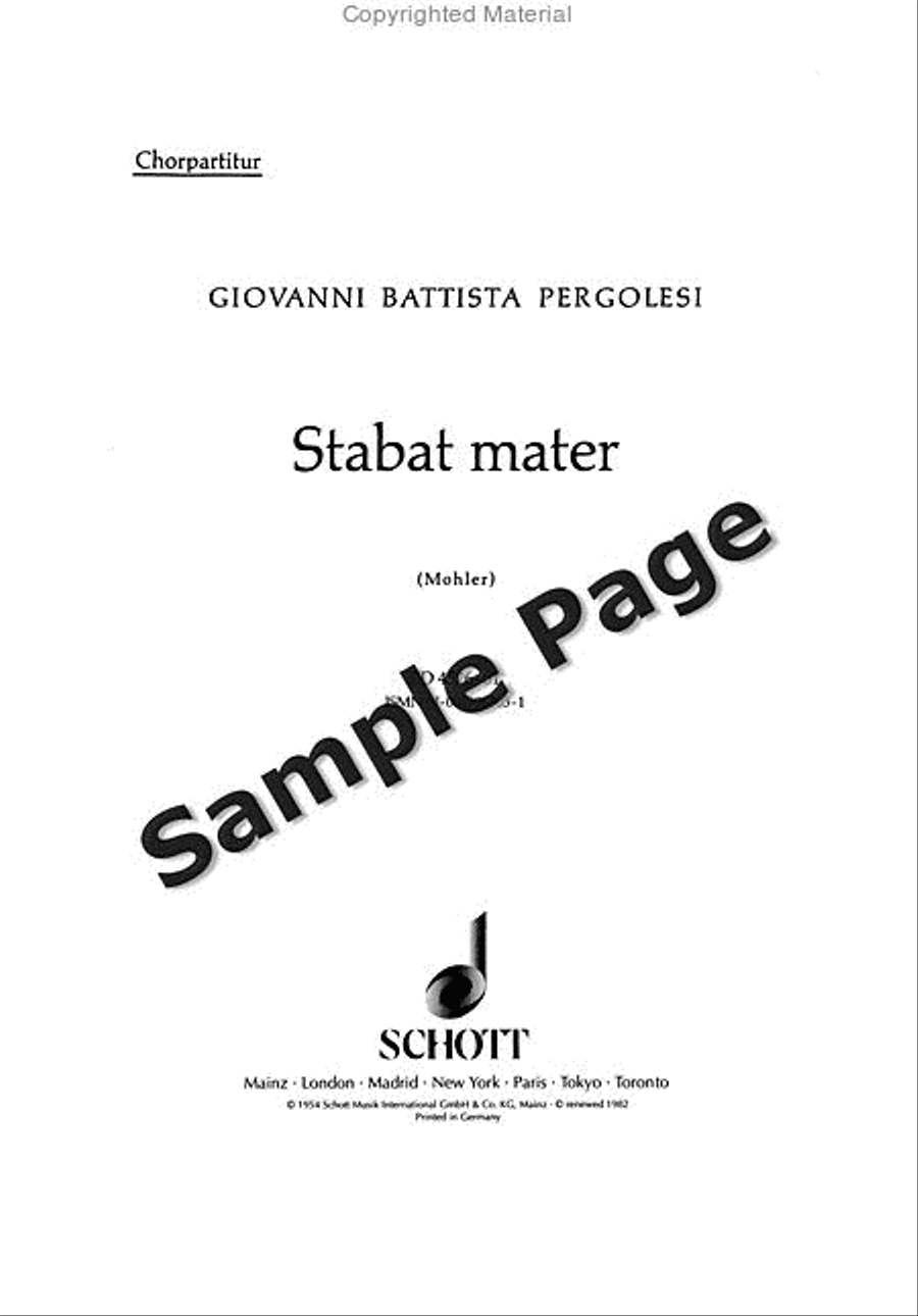 Stabat Mater Choir scores gallery preview page 2