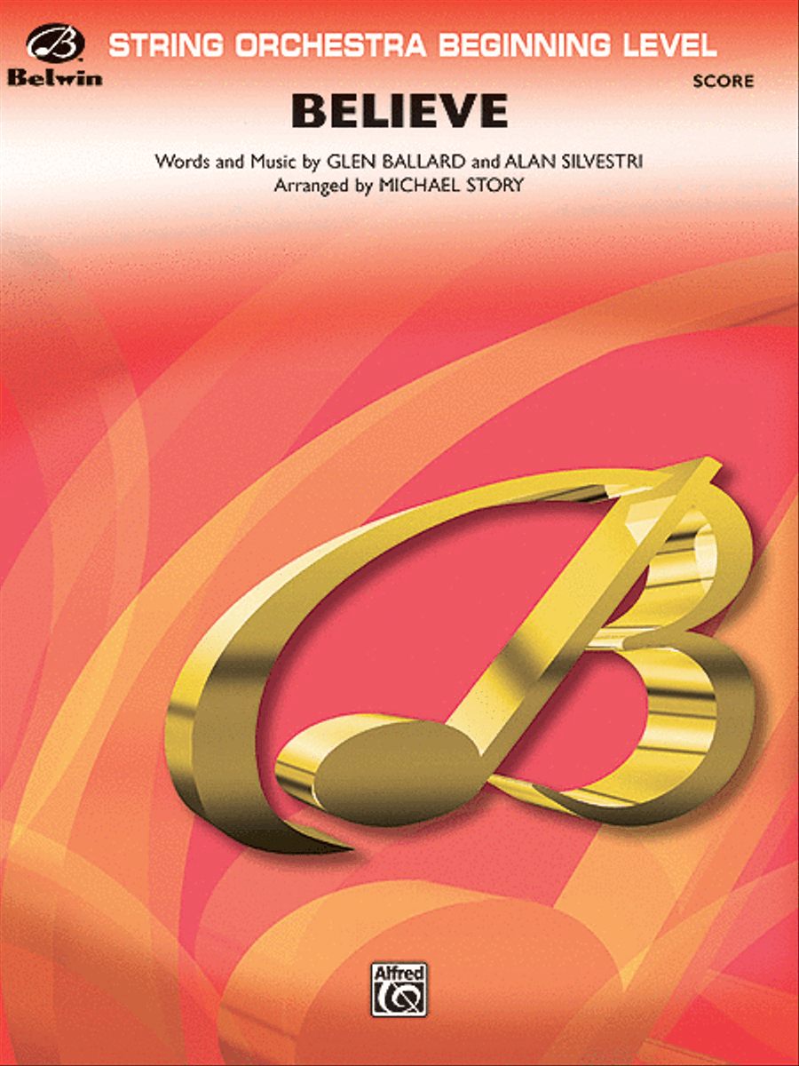 Believe (from The Polar Express) String Orchestra scores gallery preview page 1