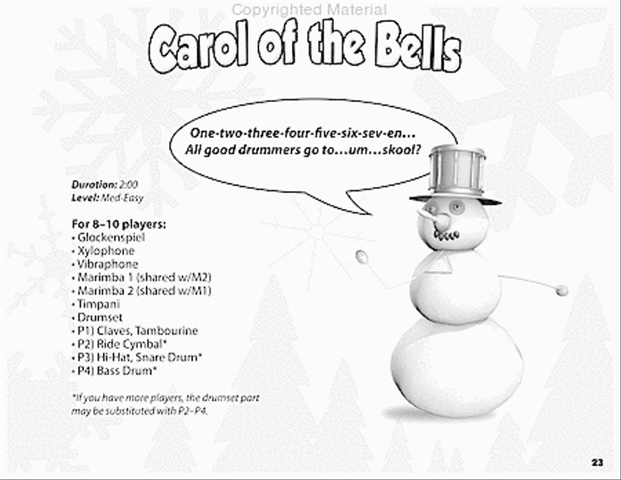 Season's Beatings Percussion Ensemble scores gallery preview page 39