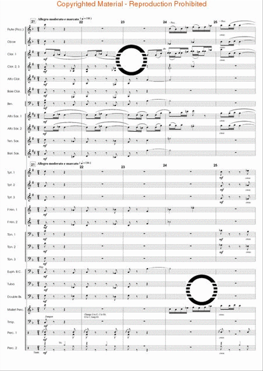 The Spirit Soars Concert Band scores gallery preview page 6