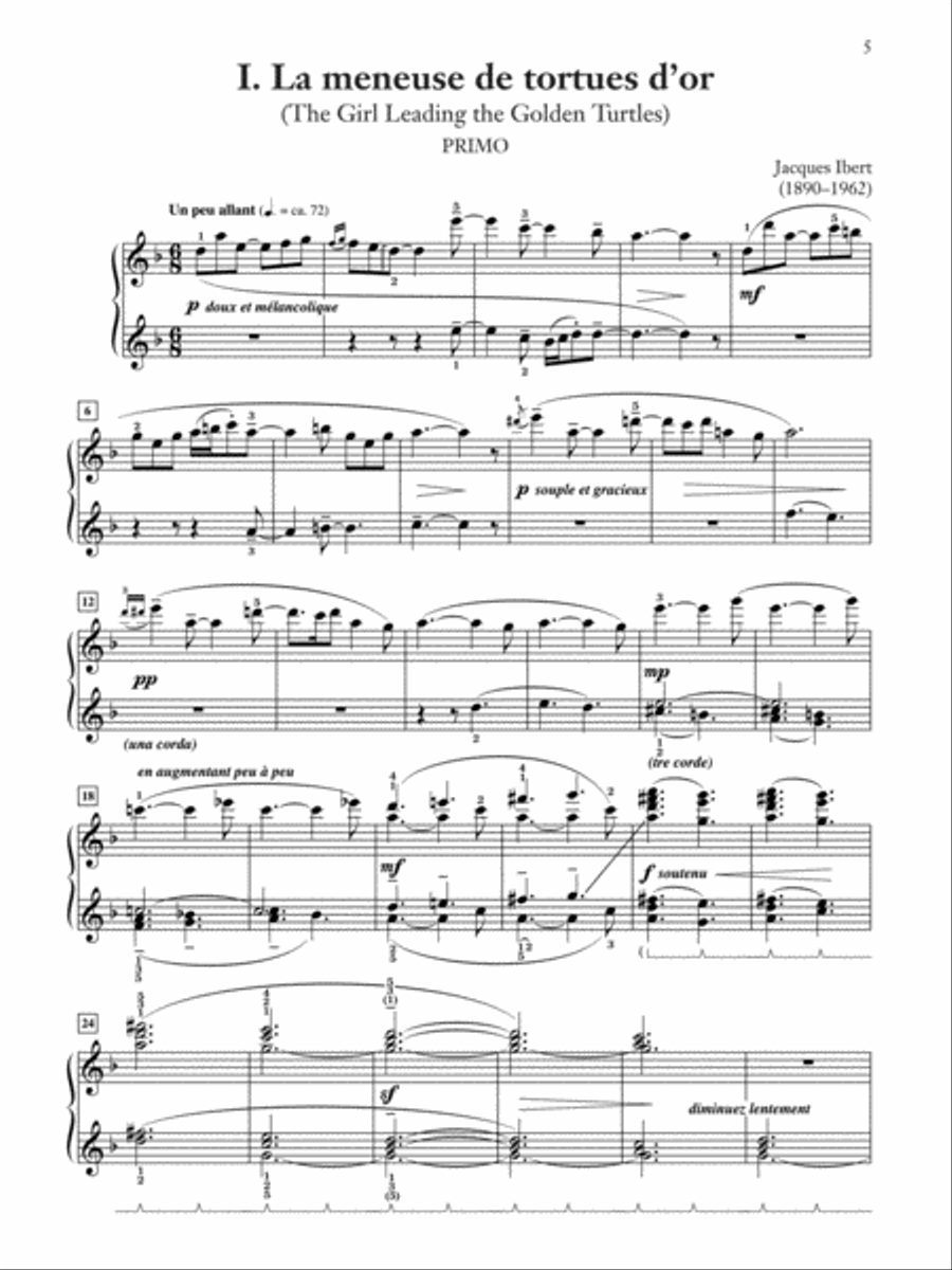 Ibert -- Histoires Ibert -- Histoires Small Ensemble scores gallery preview page 3