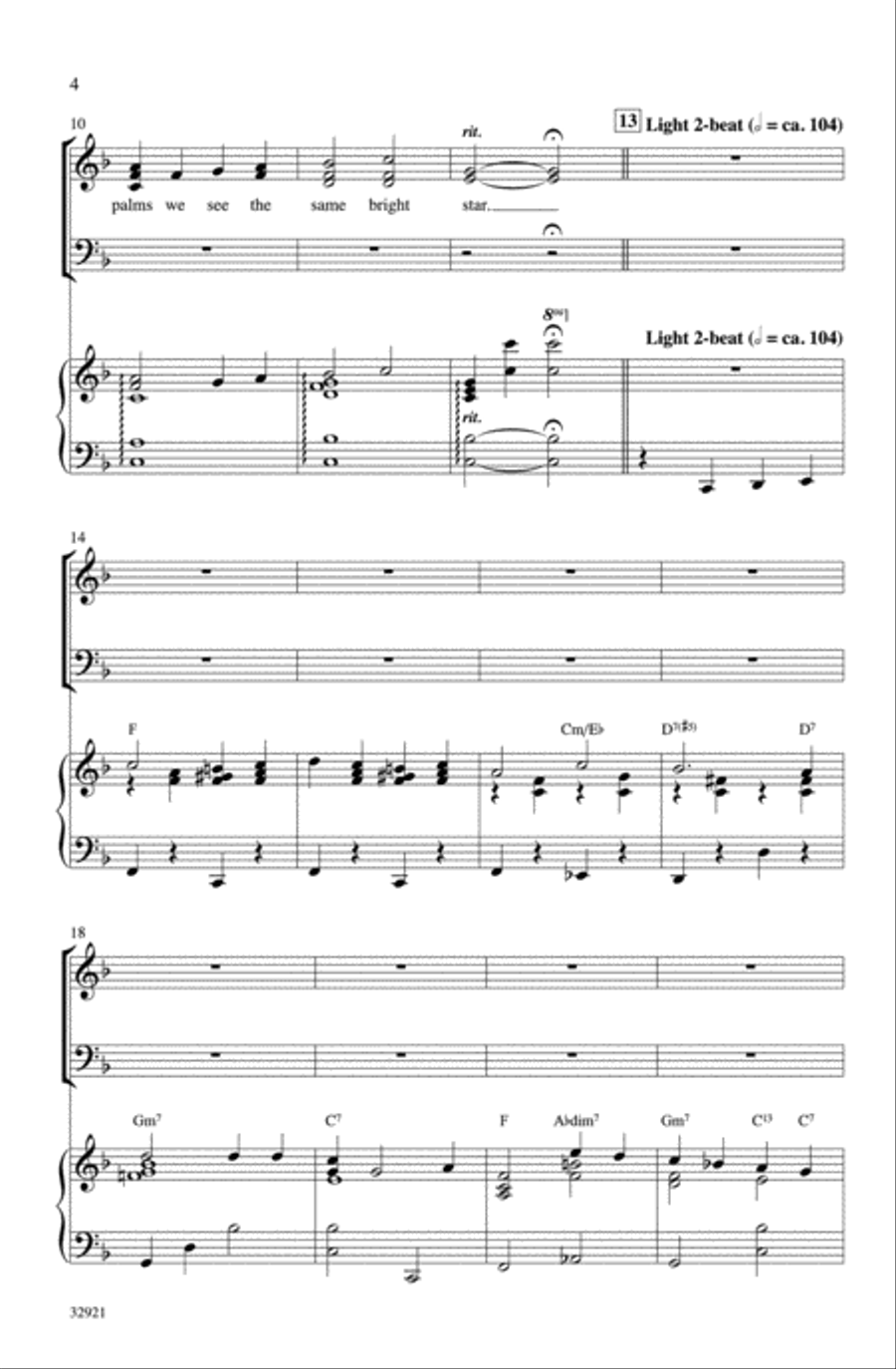 Mele Kalikimaka - SoundTrax CD (CD only) Choir scores gallery preview page 3