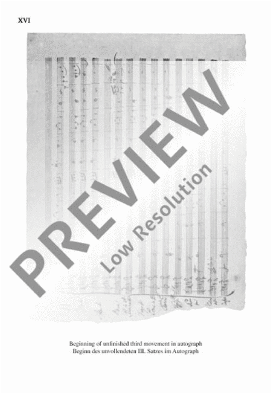 Symphony No. 8 B minor Orchestra scores gallery preview page 17