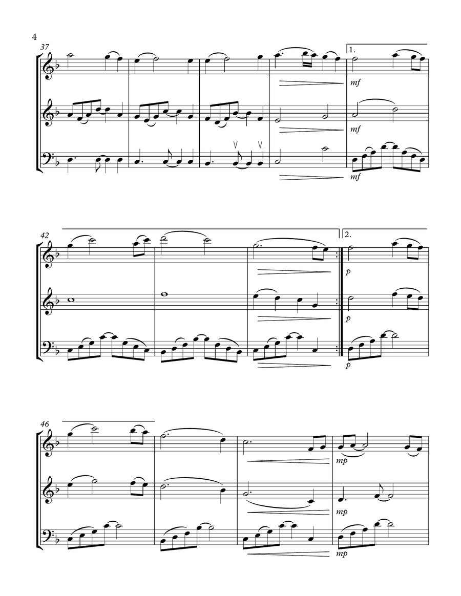 My Heart Will Go On (love Theme From 'titanic') String Trio scores gallery preview page 4