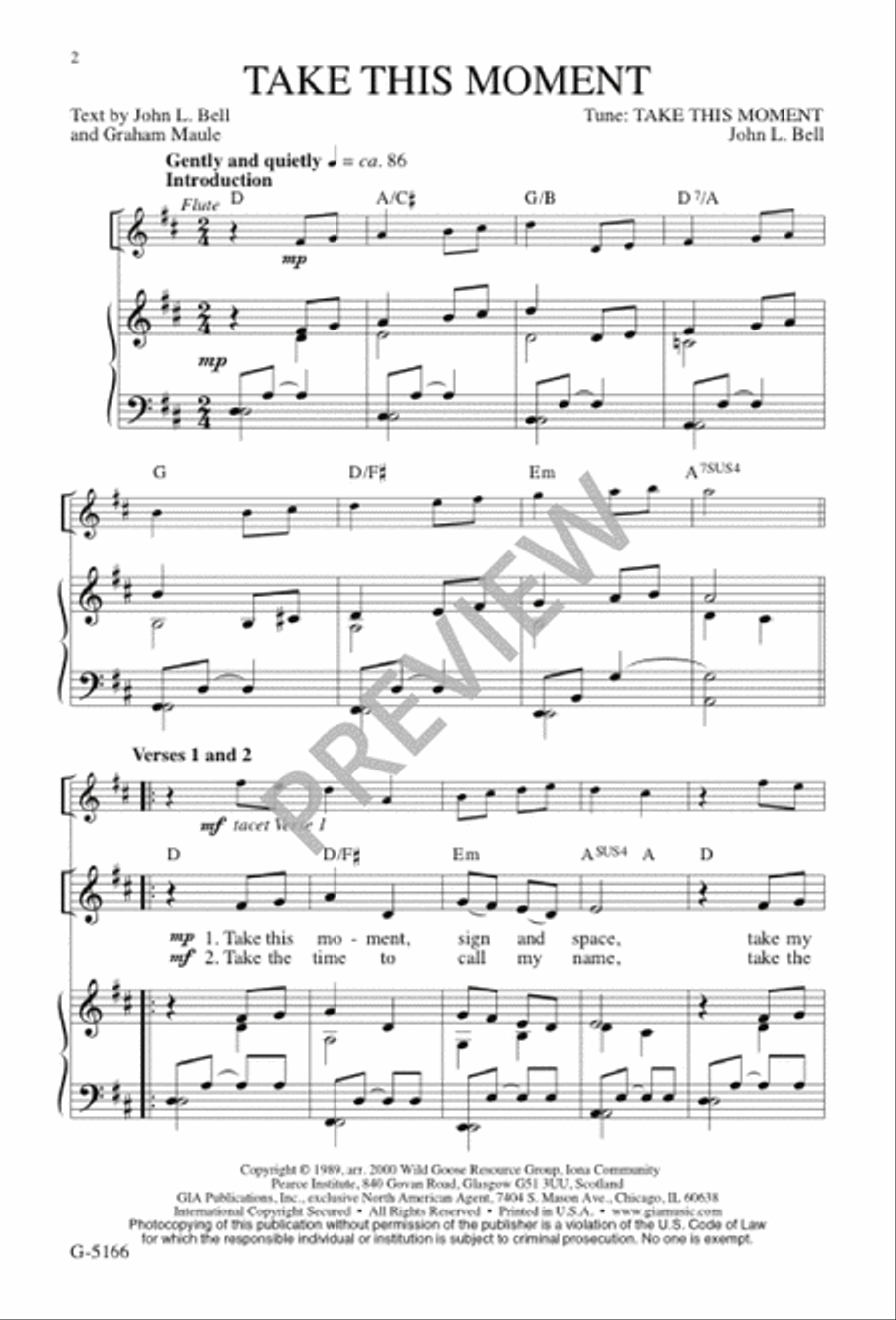 Take This Moment 3-Part scores gallery preview page 2