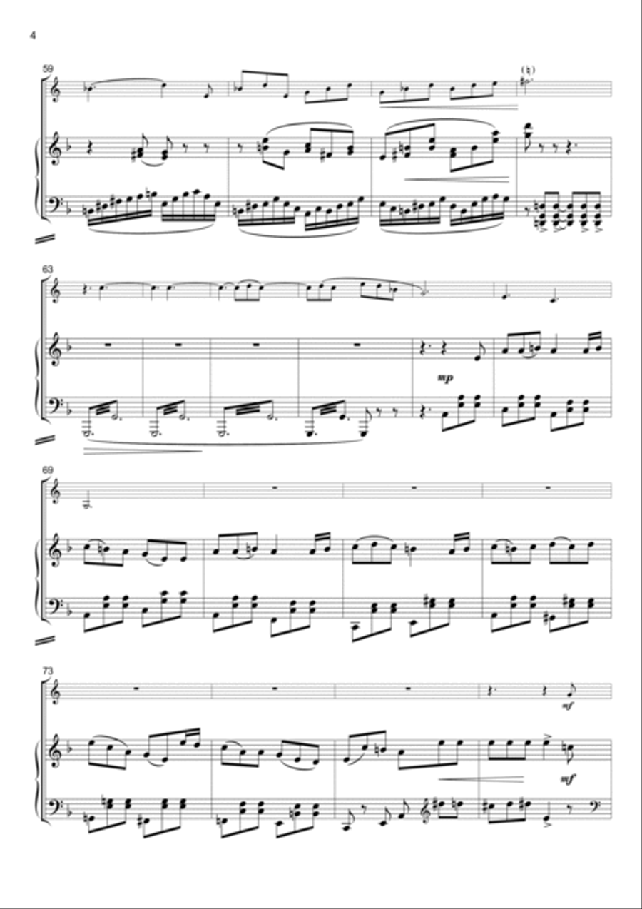 Klabautermann (Fairy Tales for Horn and Piano) Horn scores gallery preview page 4