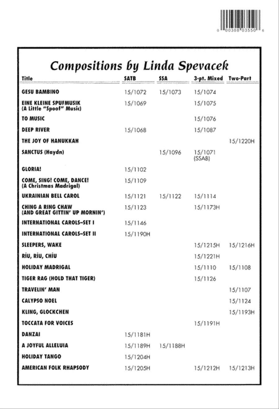 Winter Carnival Winter Carnival 3-Part scores gallery preview page 12