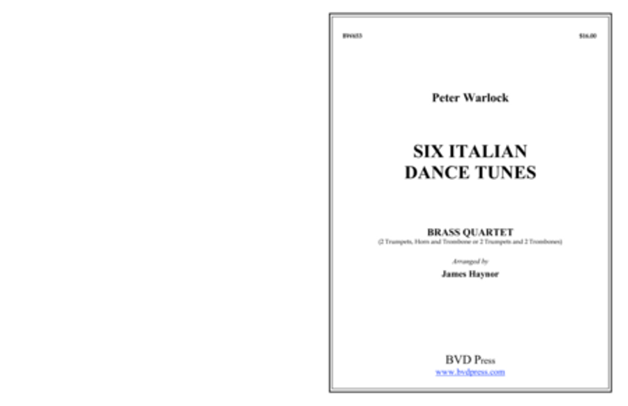 6 Italian Dance Tunes 6 Italian Dance Tunes Brass Quartet scores gallery preview page 1