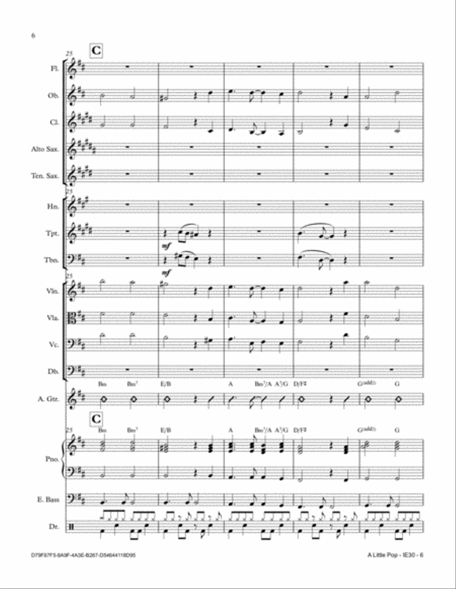 A Little Pop Full Orchestra scores gallery preview page 6