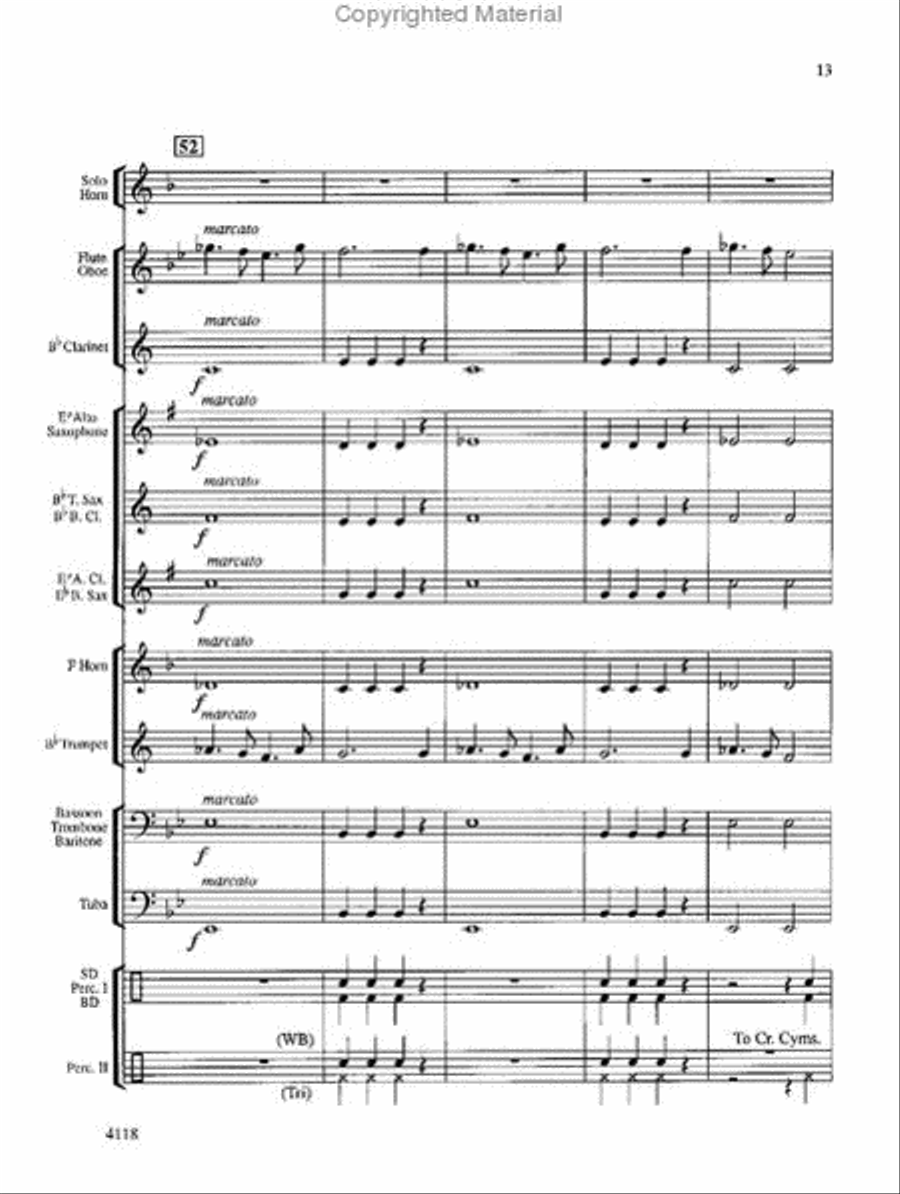 St. Croix Rag Concert Band scores gallery preview page 12