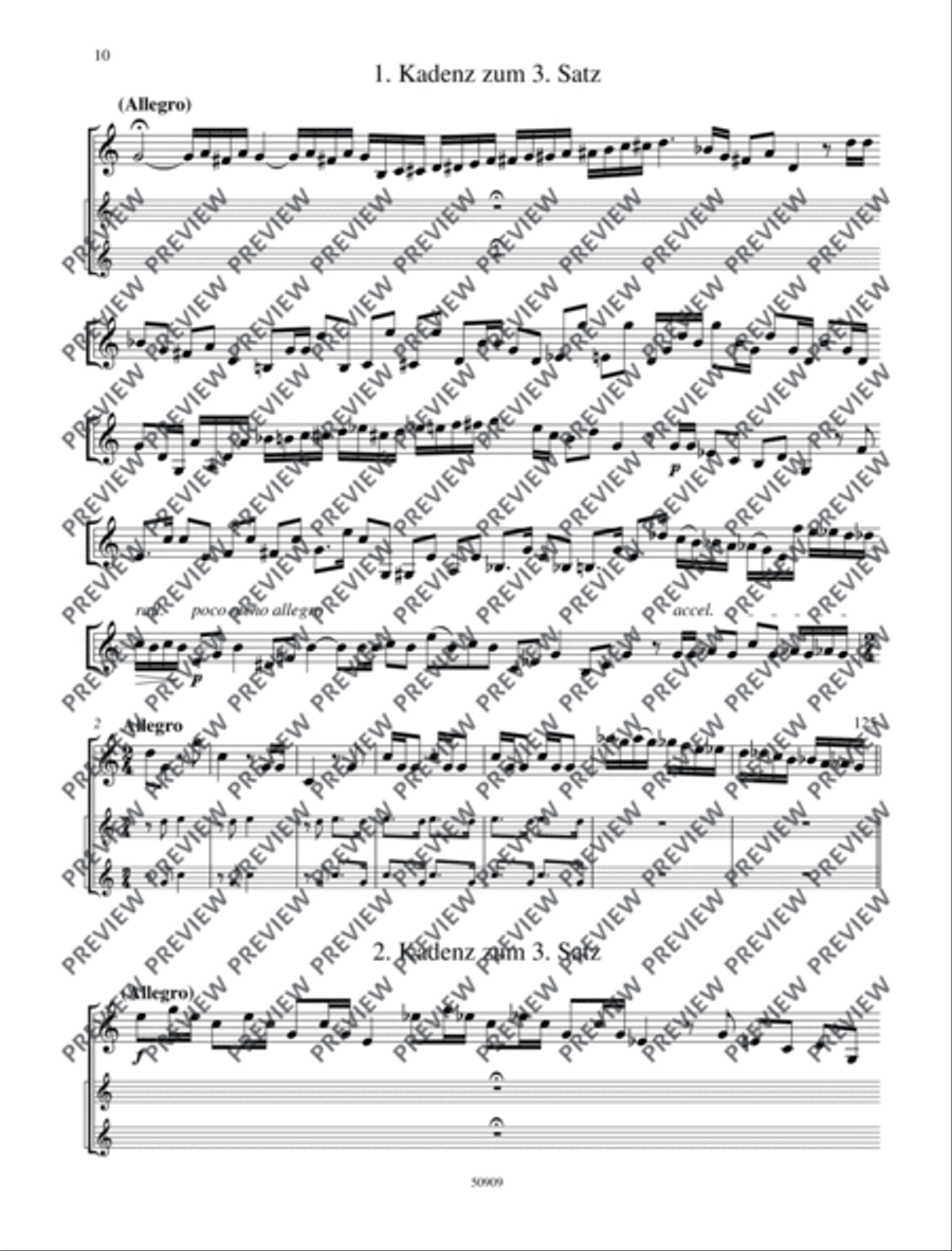 Cadenzas Solo Part scores gallery preview page 11