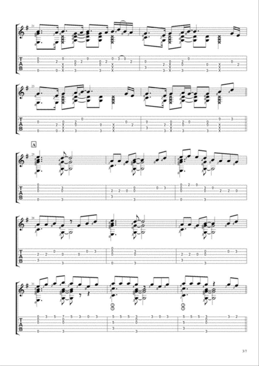 See You Again from FURIOUS 7 Acoustic Guitar scores gallery preview page 3