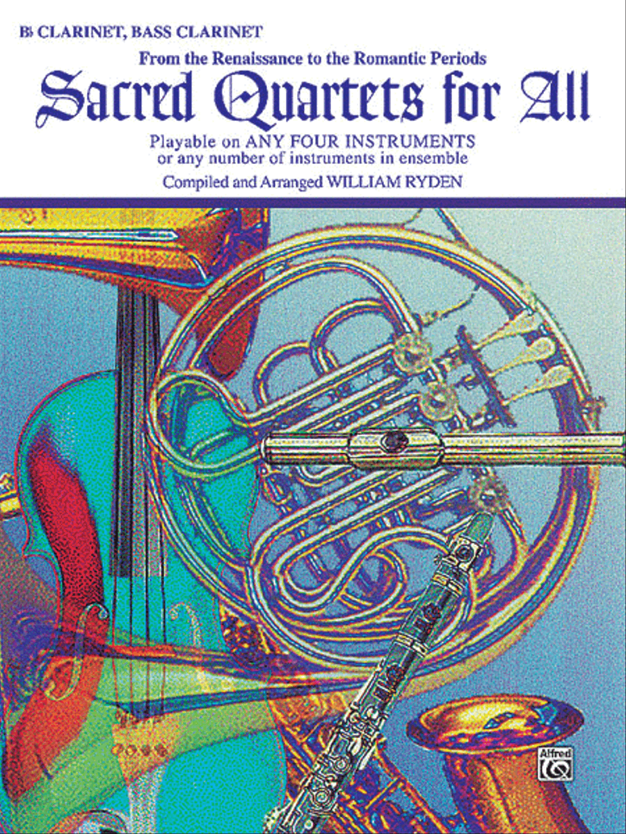 Sacred Quartets for All (From the Renaissance to the Romantic Periods) Small Ensemble scores gallery preview page 1