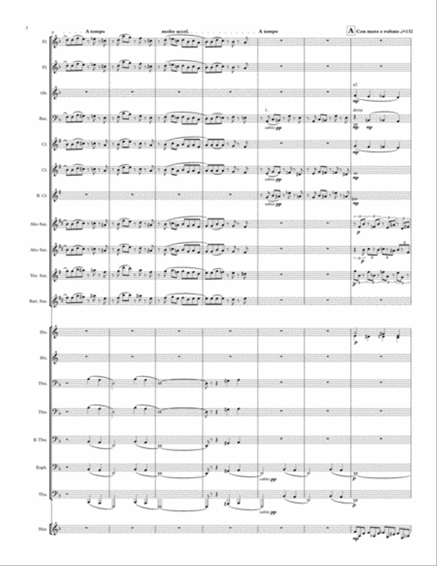 Rachmaninoff Prelude in C Sharp Minor (Wind/Concert Band) Concert Band scores gallery preview page 4