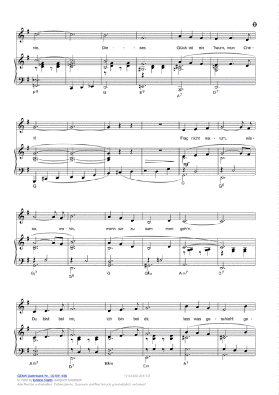 Zauberhaft Zauberhaft Piano, Vocal, Guitar scores gallery preview page 3