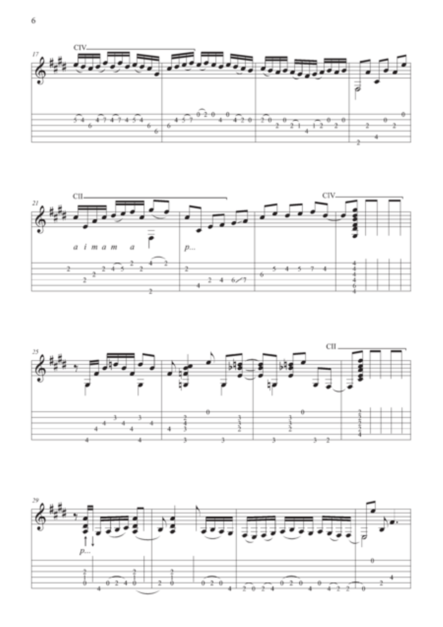 Libro de Partituras de Guitarra Flamenca Score scores gallery preview page 3