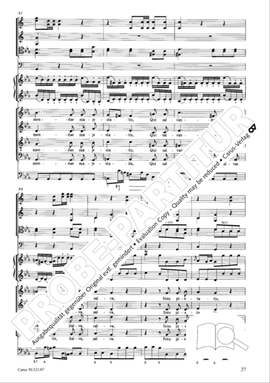 Requiem in C minor Requiem in C minor 4-Part scores gallery preview page 34