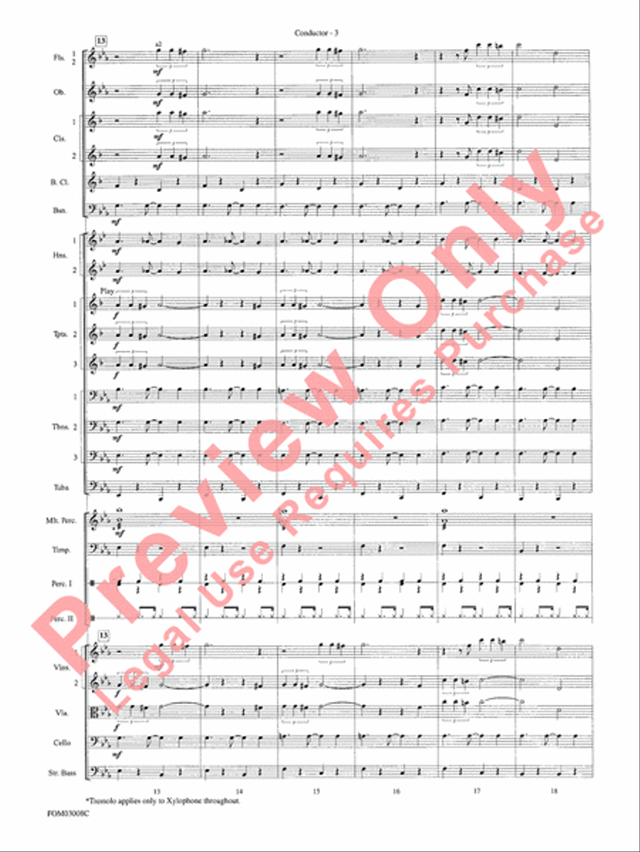 Chicago (from the musical Chicago) Full Orchestra scores gallery preview page 6