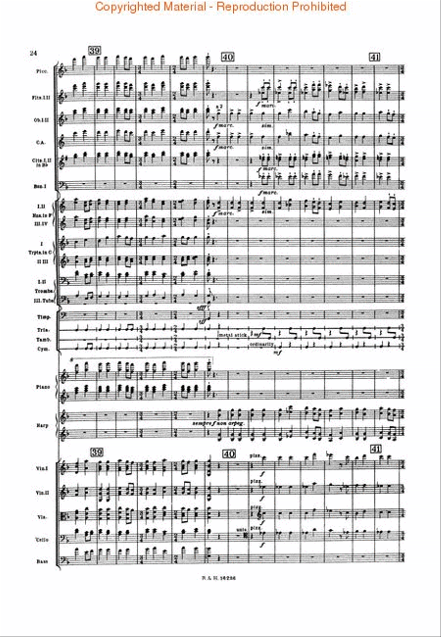 Pétrouchka Orchestra scores gallery preview page 3