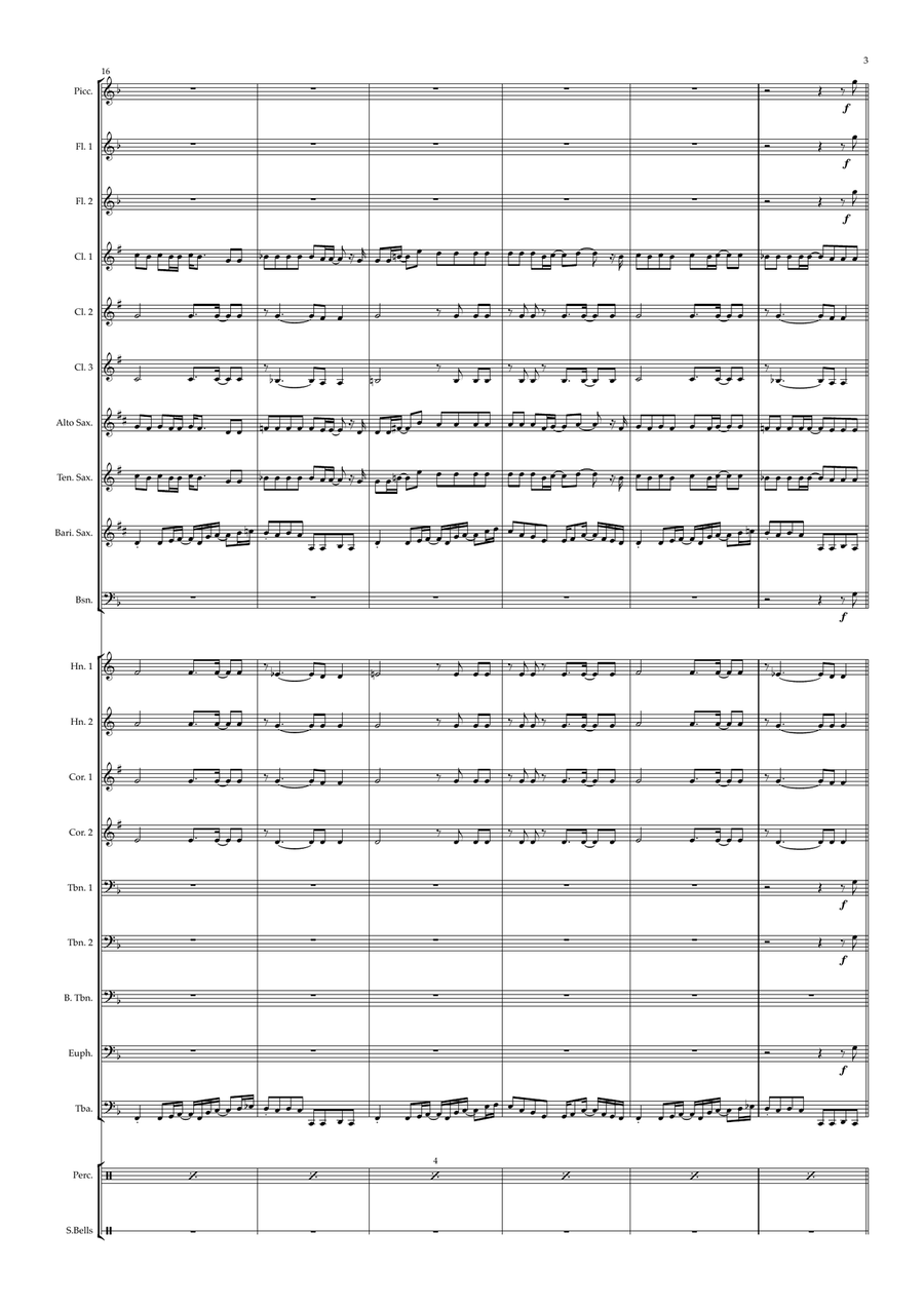 Christmas Wrapping Christmas Wrapping Concert Band scores gallery preview page 3