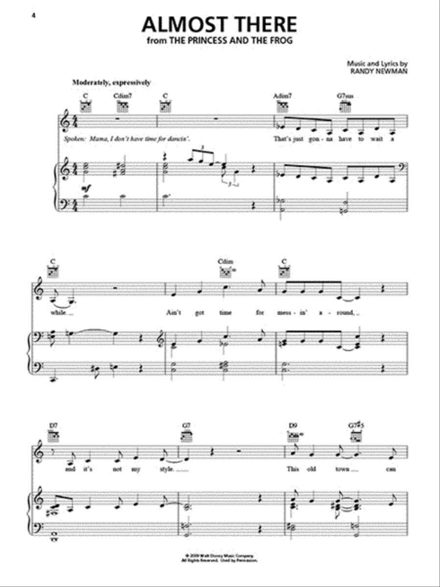 Contemporary Disney – 3rd Edition Piano, Vocal, Guitar scores gallery preview page 5