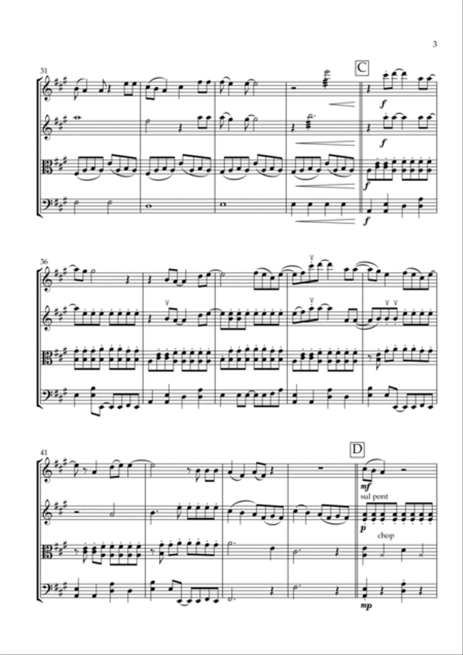 Magic String Quartet scores gallery preview page 3