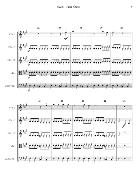 Seca (Renato Goulart) - Score and Parts image number null